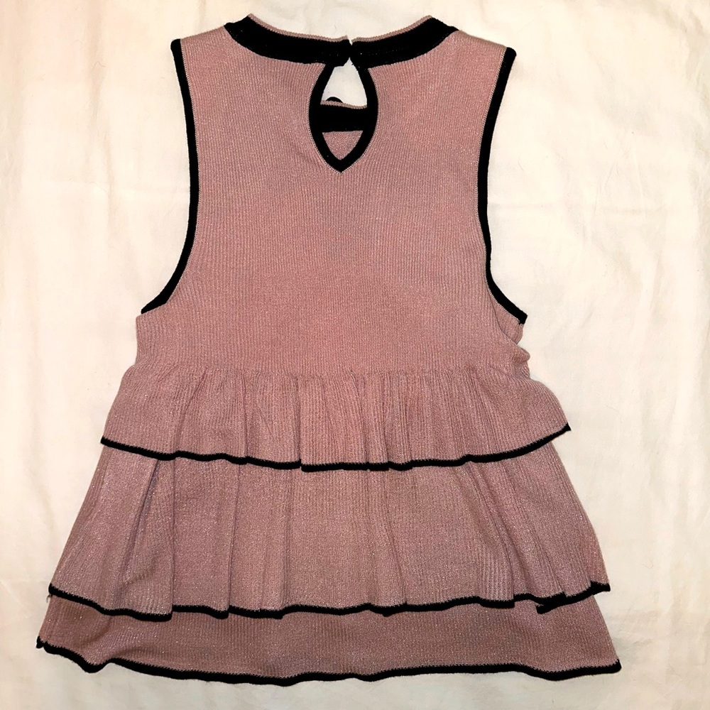 Pink, Ruffles, Zara Top - Picture 2 of 2